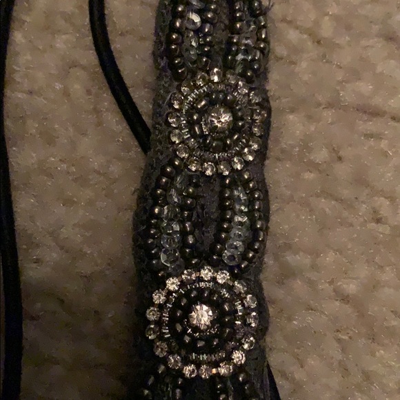 Grey Decorative Headband - Picture 2 of 3